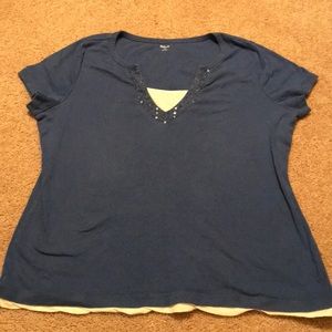 Style & Co Blue Shirt size 1X